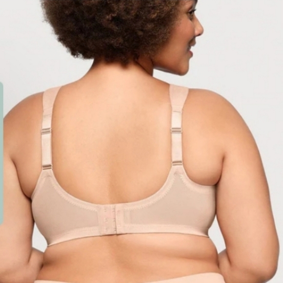 Glamorise MagicLift Seamless Support T-Shirt Bra Size 36DD Nude Color NWOT - Picture 2 of 12